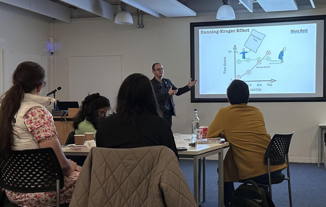 Untitled Imposter Syndrome Masterclass workshop with a PhD researcher cohort